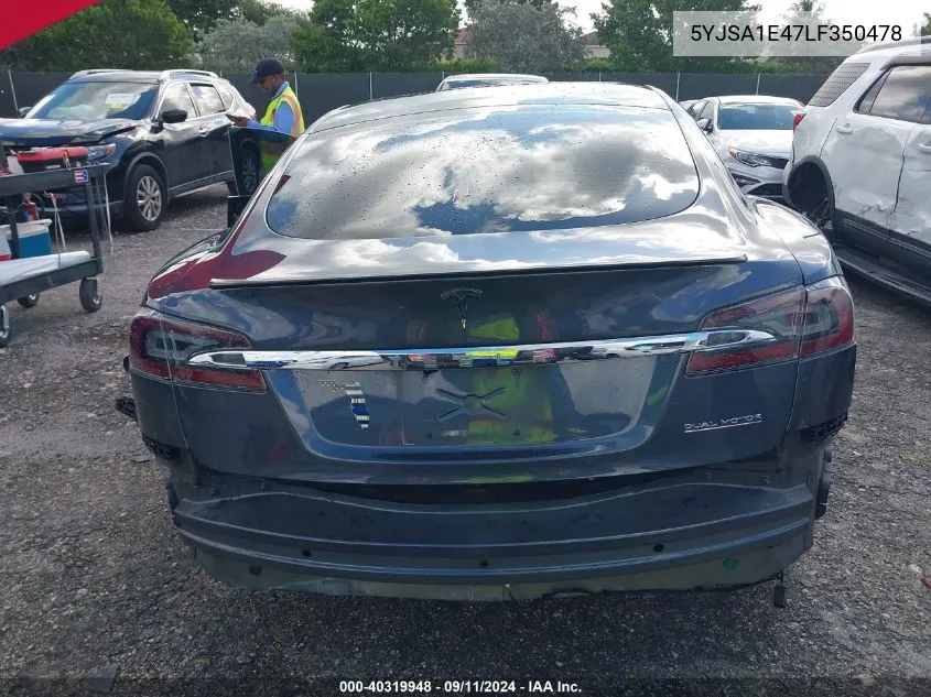 5YJSA1E47LF350478 2020 Tesla Model S