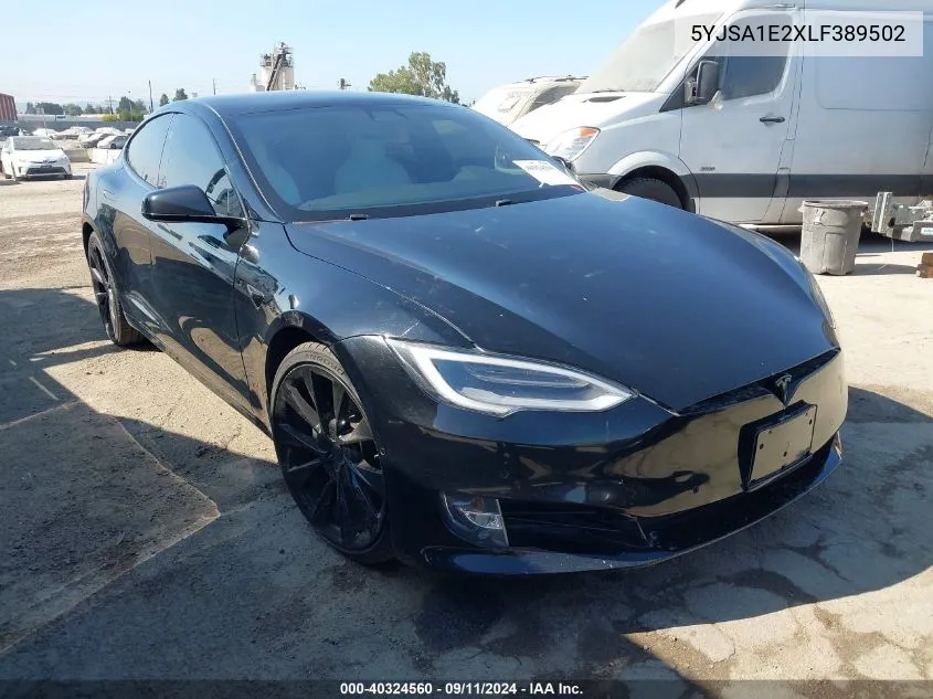 5YJSA1E2XLF389502 2020 Tesla Model S