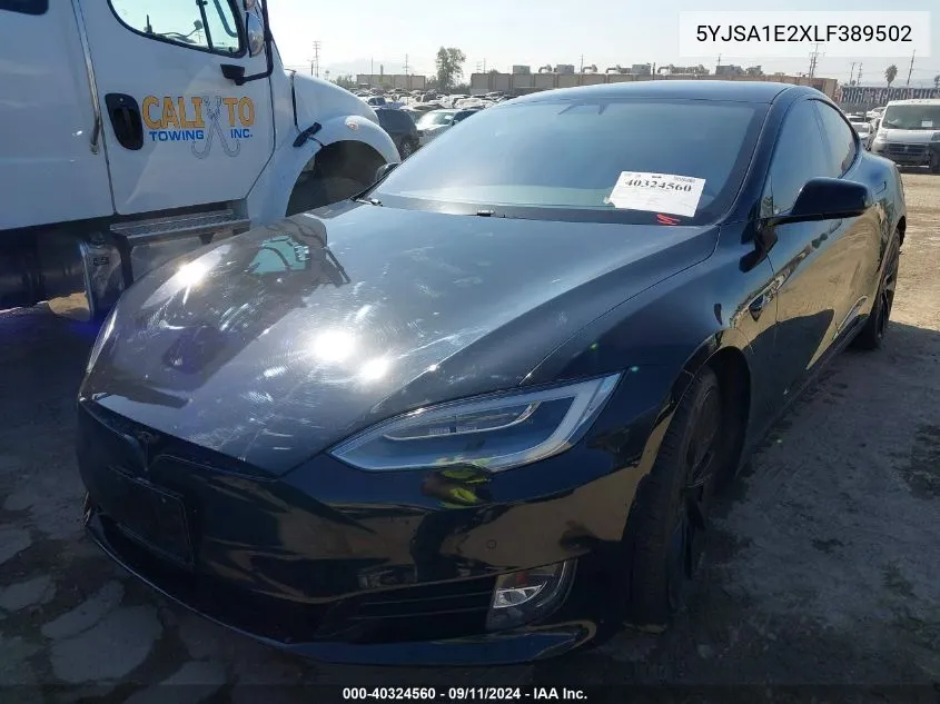 5YJSA1E2XLF389502 2020 Tesla Model S