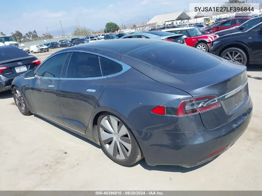 5YJSA1E27LF396844 2020 Tesla Model S Long Range Dual Motor All-Wheel Drive/Long Range Plus Dual Motor All-Wheel Drive