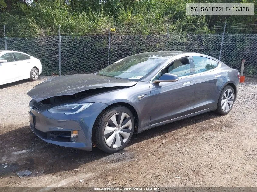 5YJSA1E22LF413338 2020 Tesla Model S Long Range Dual Motor All-Wheel Drive/Long Range Plus Dual Motor All-Wheel Drive