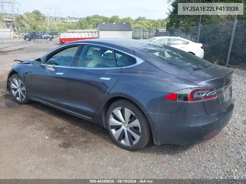 5YJSA1E22LF413338 2020 Tesla Model S Long Range Dual Motor All-Wheel Drive/Long Range Plus Dual Motor All-Wheel Drive