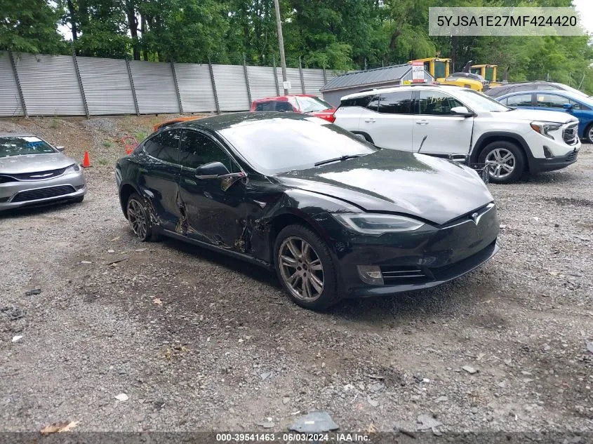 5YJSA1E27MF424420 2021 Tesla Model S Long Range Dual Motor All-Wheel Drive/Long Range Plus Dual Motor All-Wheel Drive