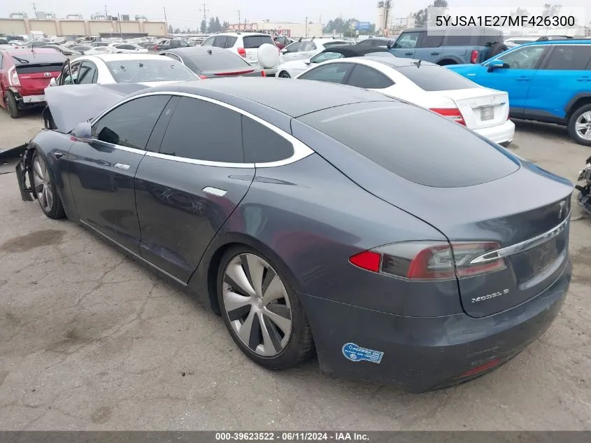 2021 Tesla Model S Long Range Dual Motor All-Wheel Drive/Long Range Plus Dual Motor All-Wheel Drive VIN: 5YJSA1E27MF426300 Lot: 39623522