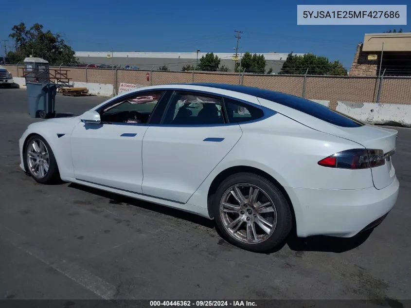 5YJSA1E25MF427686 2021 Tesla Model S Long Range Dual Motor All-Wheel Drive/Long Range Plus Dual Motor All-Wheel Drive