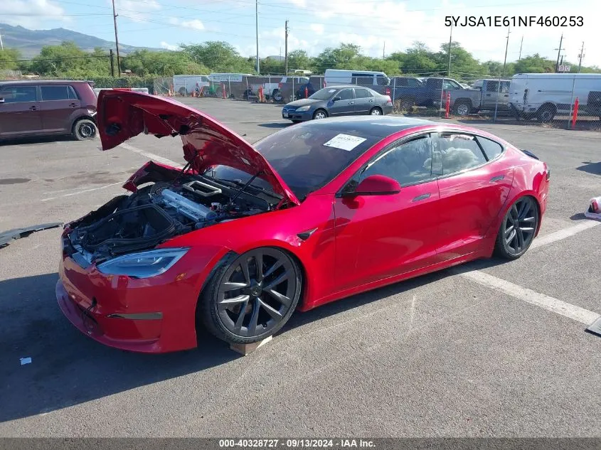 5YJSA1E61NF460253 2022 Tesla Model S