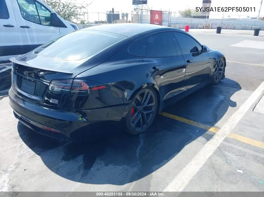 2023 Tesla Model S VIN: 5YJSA1E62PF505011 Lot: 40283155