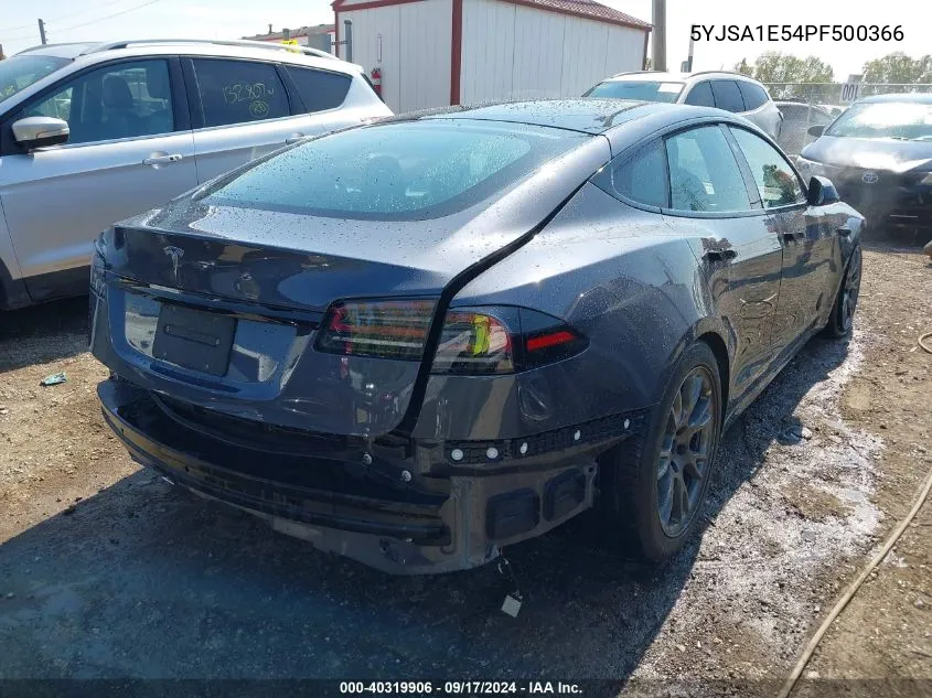 2023 Tesla Model S Dual Motor All-Wheel Drive/Standard Range VIN: 5YJSA1E54PF500366 Lot: 40319906