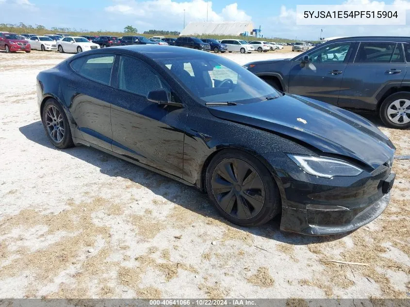 2023 Tesla Model S Dual Motor All-Wheel Drive/Standard Range VIN: 5YJSA1E54PF515904 Lot: 40641066