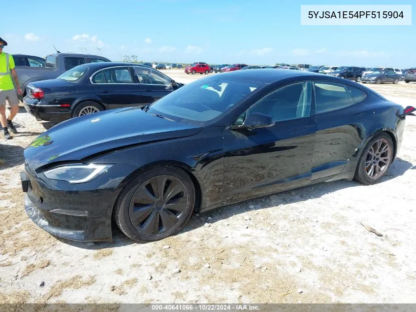 2023 Tesla Model S Dual Motor All-Wheel Drive/Standard Range VIN: 5YJSA1E54PF515904 Lot: 40641066