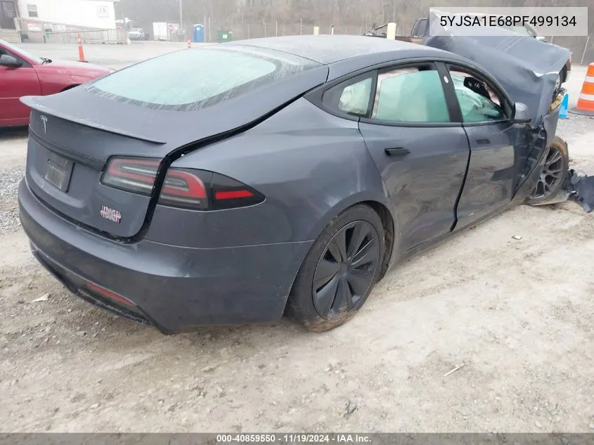 2023 Tesla Model S Plaid Tri Motor All-Wheel Drive VIN: 5YJSA1E68PF499134 Lot: 40859550