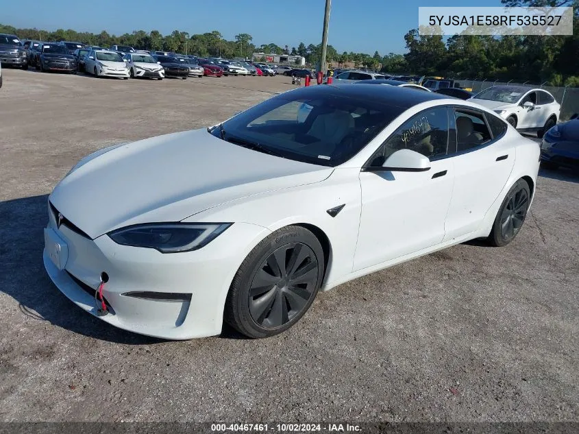 2024 Tesla Model S VIN: 5YJSA1E58RF535527 Lot: 40467461