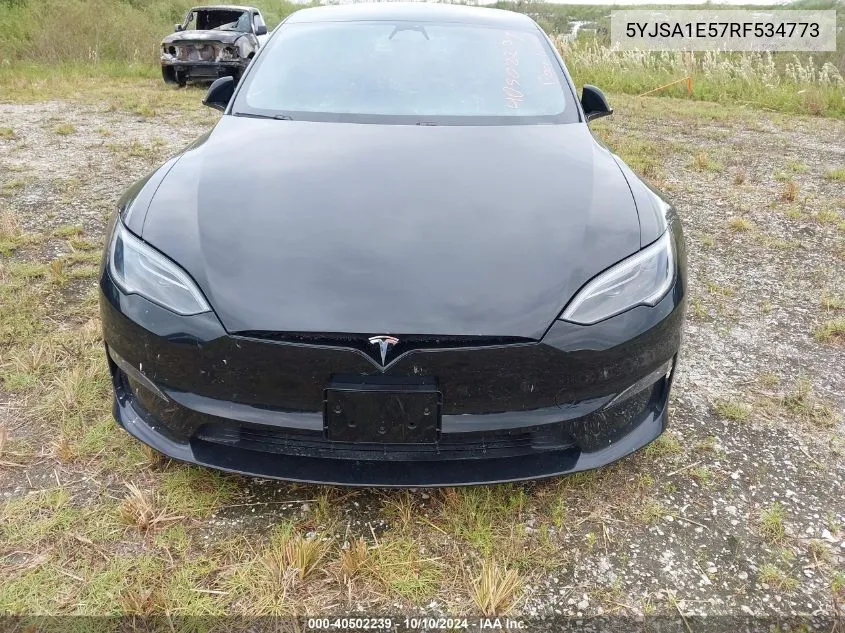 2024 Tesla Model S Long Range VIN: 5YJSA1E57RF534773 Lot: 40502239