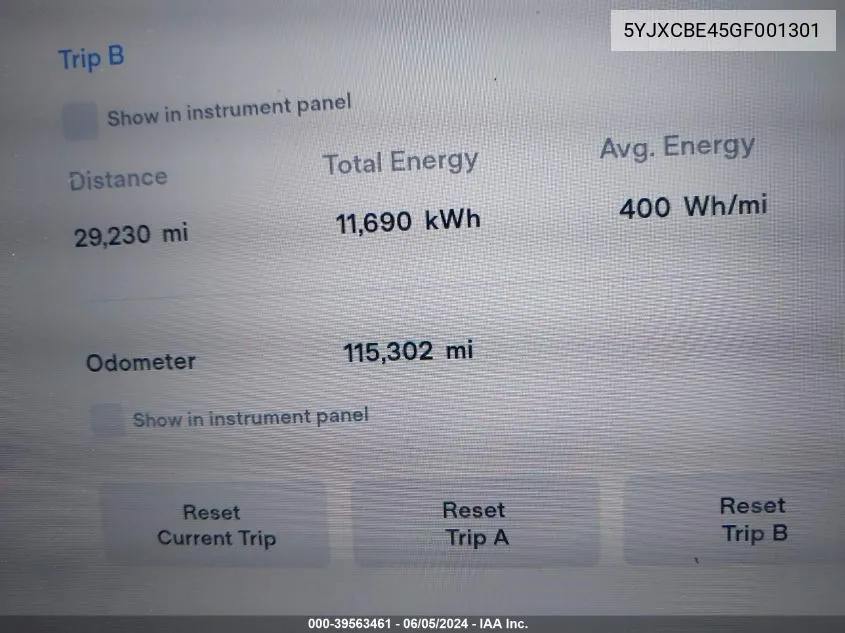 5YJXCBE45GF001301 2016 Tesla Model X 75D/P100D/P90D