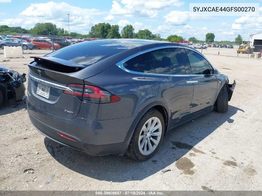 5YJXCAE44GFS00270 2016 Tesla Model X 60D/P100D/P90D