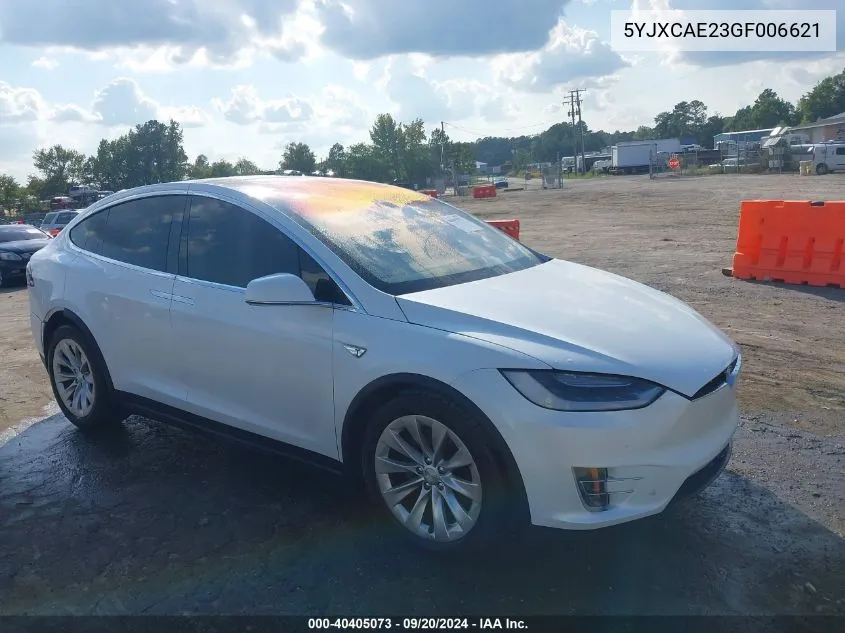 5YJXCAE23GF006621 2016 Tesla Model X 60D/70D/75D/90D