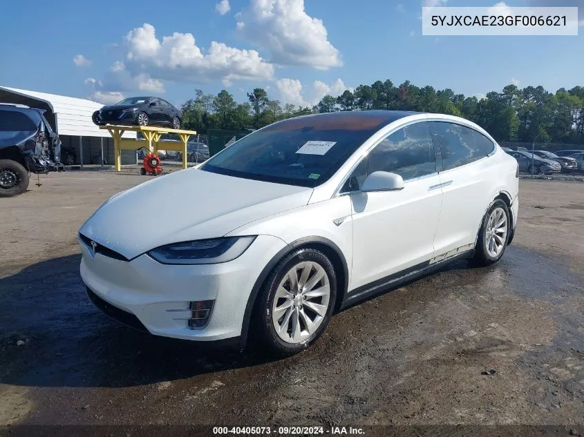 5YJXCAE23GF006621 2016 Tesla Model X 60D/70D/75D/90D