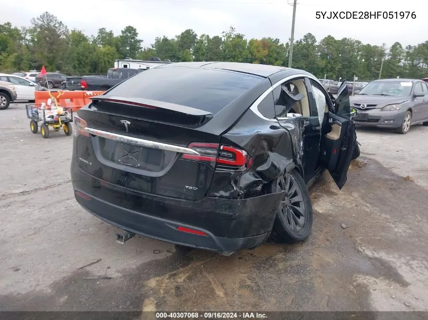 5YJXCDE28HF051976 2017 Tesla Model X 100D/75D/90D