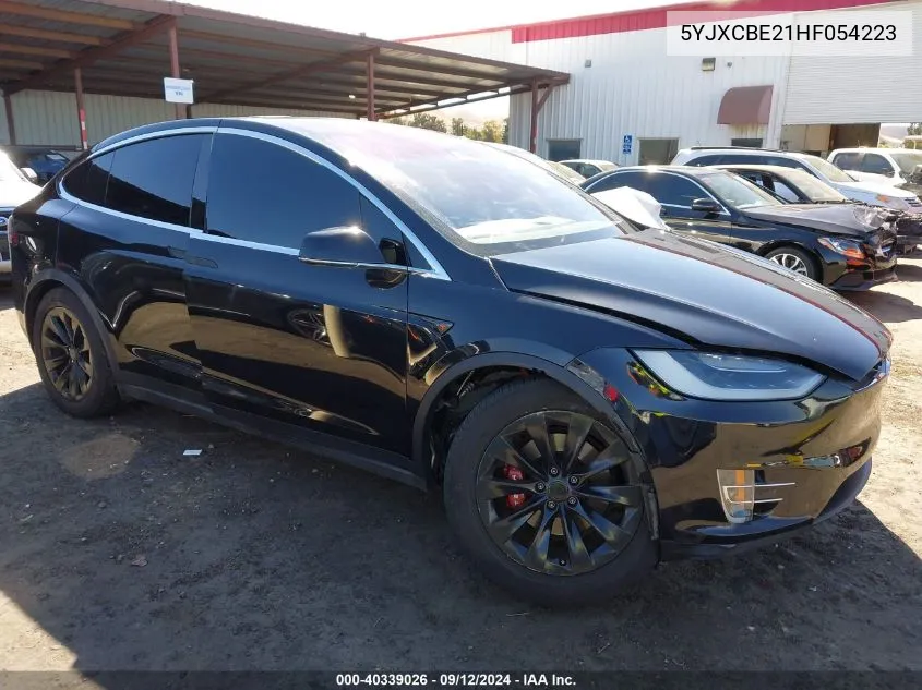 2017 Tesla Model X 100D/75D/90D VIN: 5YJXCBE21HF054223 Lot: 40339026