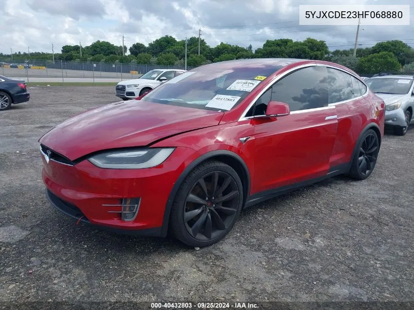 5YJXCDE23HF068880 2017 Tesla Model X 100D/75D/90D