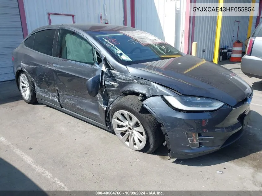 5YJXCAE43HF055854 2017 Tesla Model X