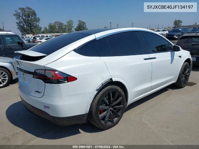 5YJXCBE40JF134197 2018 Tesla Model X 100D/75D/P100D