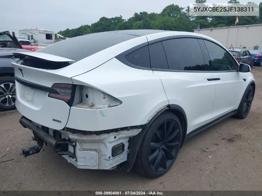 5YJXCBE25JF138311 2018 Tesla Model X 100D/75D/P100D