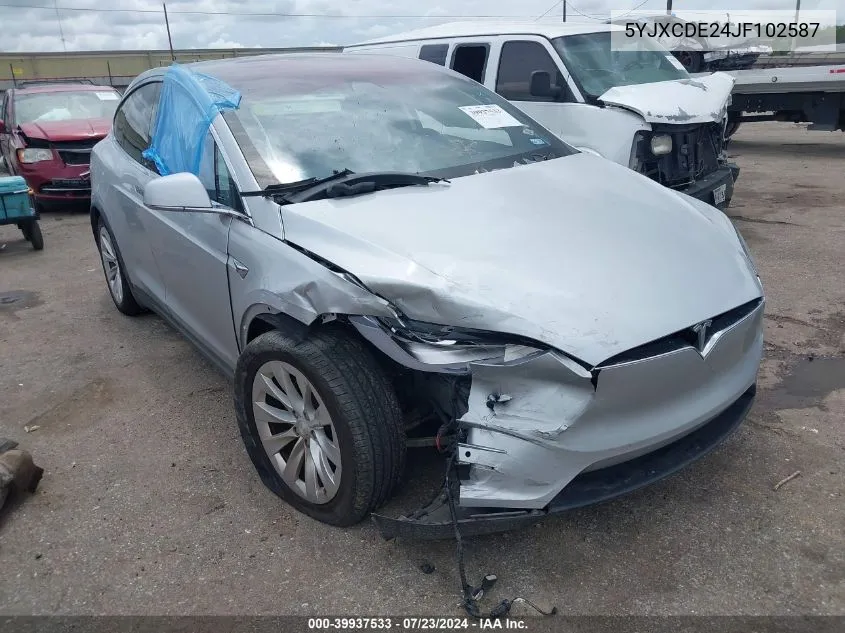 5YJXCDE24JF102587 2018 Tesla Model X 100D/75D/P100D