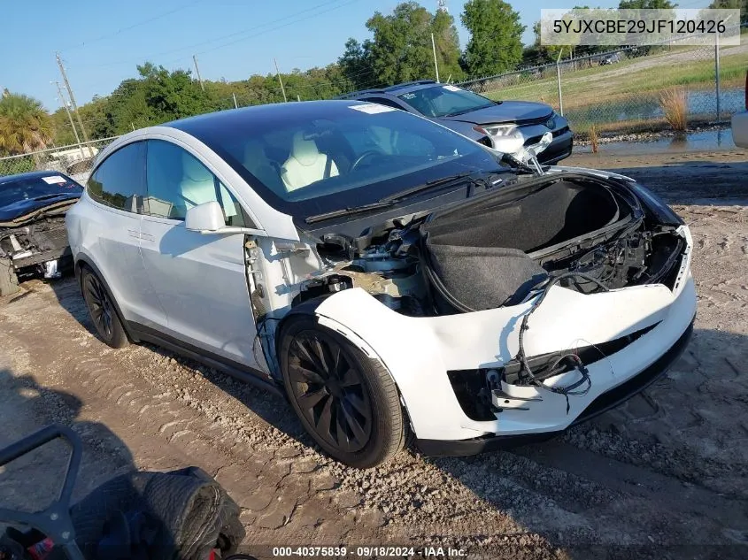 2018 Tesla Model X VIN: 5YJXCBE29JF120426 Lot: 40375839