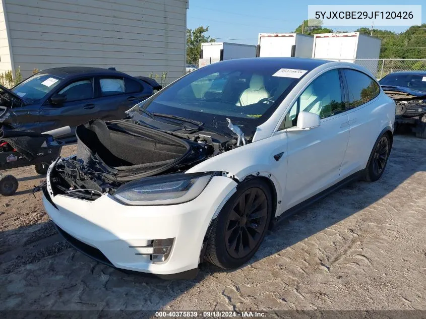 5YJXCBE29JF120426 2018 Tesla Model X