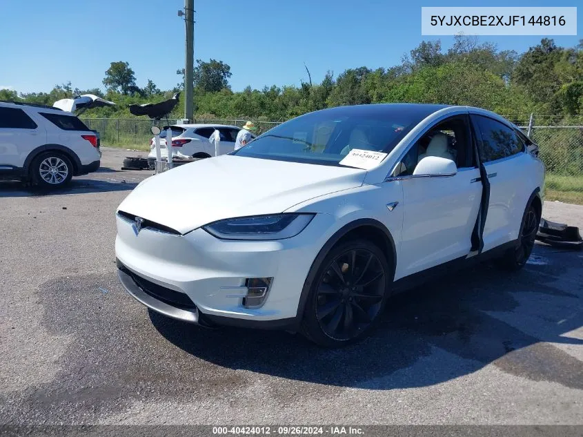 5YJXCBE2XJF144816 2018 Tesla Model X