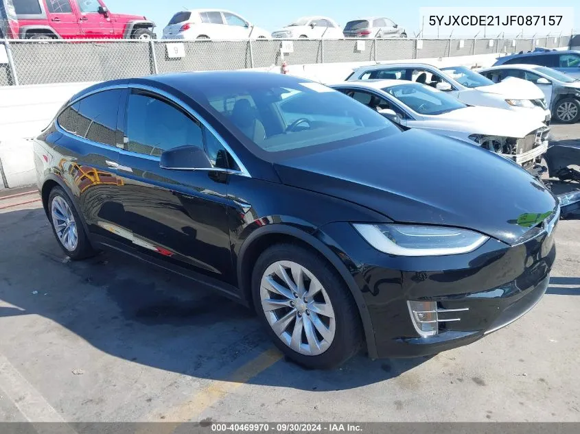 5YJXCDE21JF087157 2018 Tesla Model X 100D/75D/P100D