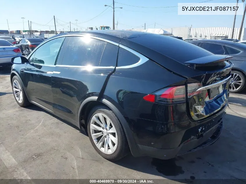 5YJXCDE21JF087157 2018 Tesla Model X 100D/75D/P100D