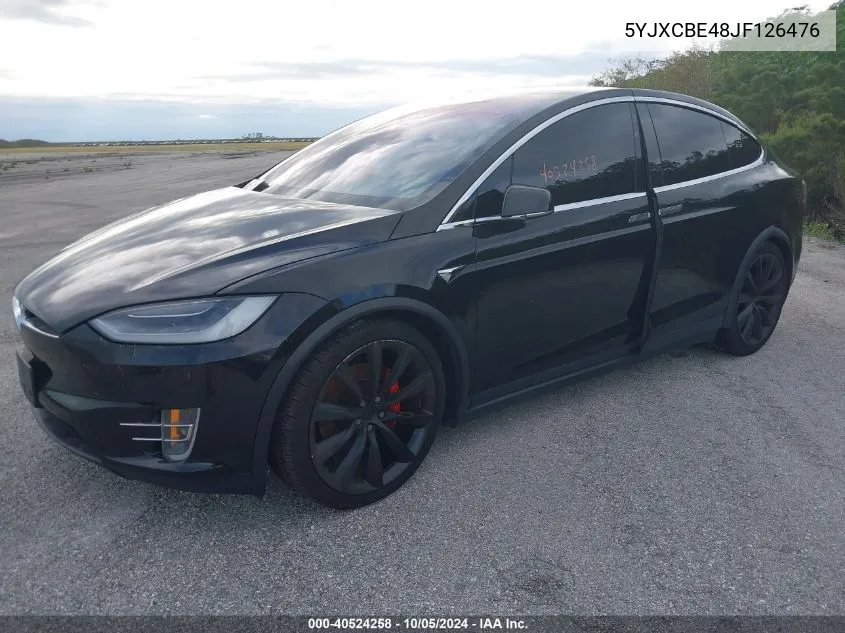 5YJXCBE48JF126476 2018 Tesla Model X