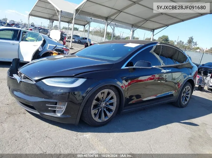 5YJXCBE28JF091680 2018 Tesla Model X 100D/75D/P100D