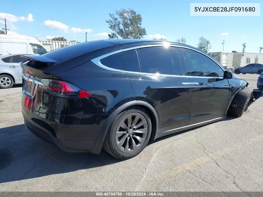 5YJXCBE28JF091680 2018 Tesla Model X 100D/75D/P100D