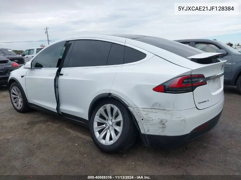 5YJXCAE21JF128384 2018 Tesla Model X 100D/75D/P100D