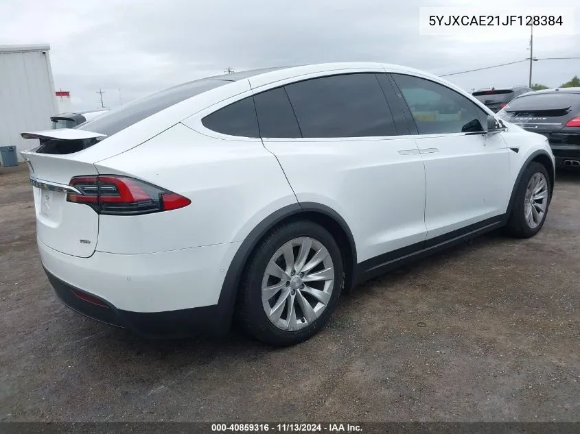 5YJXCAE21JF128384 2018 Tesla Model X 100D/75D/P100D