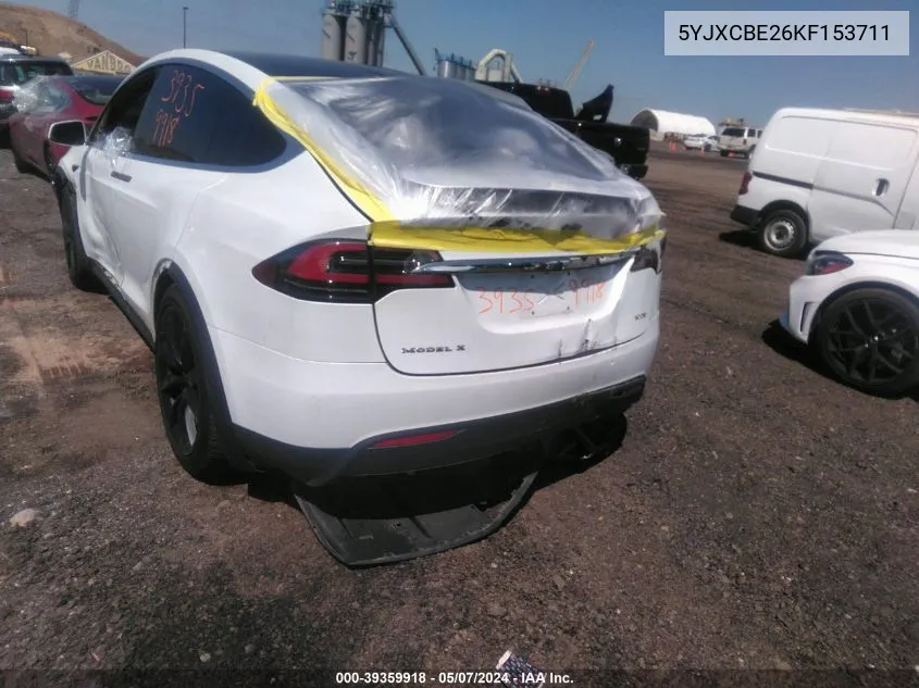 5YJXCBE26KF153711 2019 Tesla Model X 100D/75D/Long Range