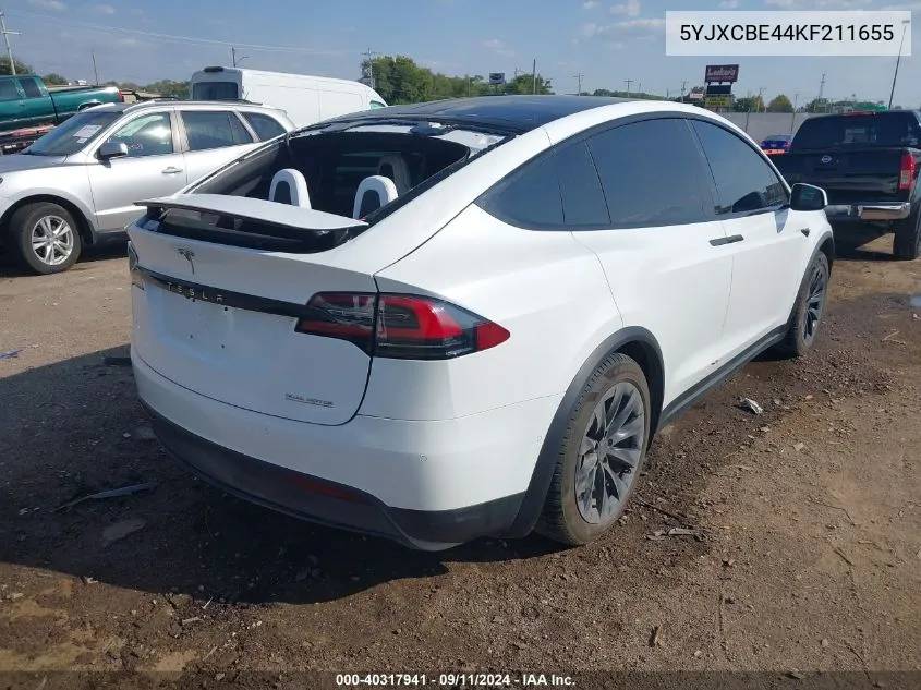 5YJXCBE44KF211655 2019 Tesla Model X P100D/Performance