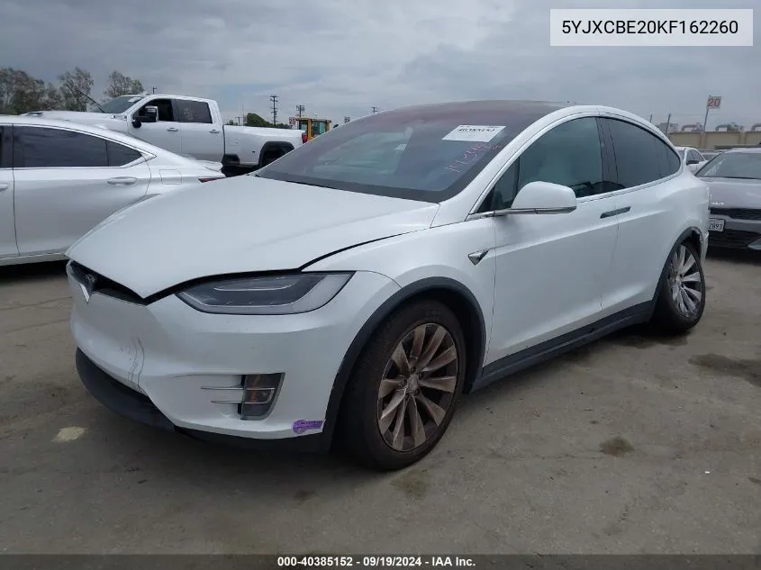 5YJXCBE20KF162260 2019 Tesla Model X 100D/75D/Long Range