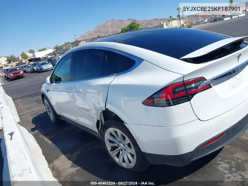 5YJXCBE25KF187901 2019 Tesla Model X 100D/75D/Long Range