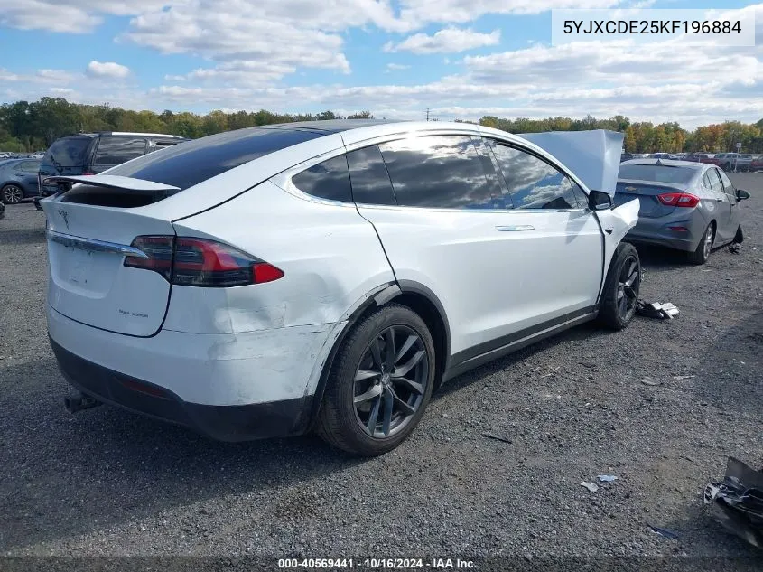 5YJXCDE25KF196884 2019 Tesla Model X 100D/75D/Long Range/Standard Range