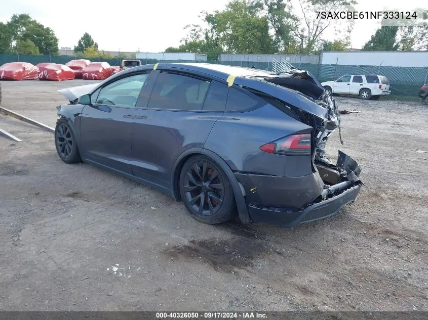 7SAXCBE61NF333124 2022 Tesla Model X