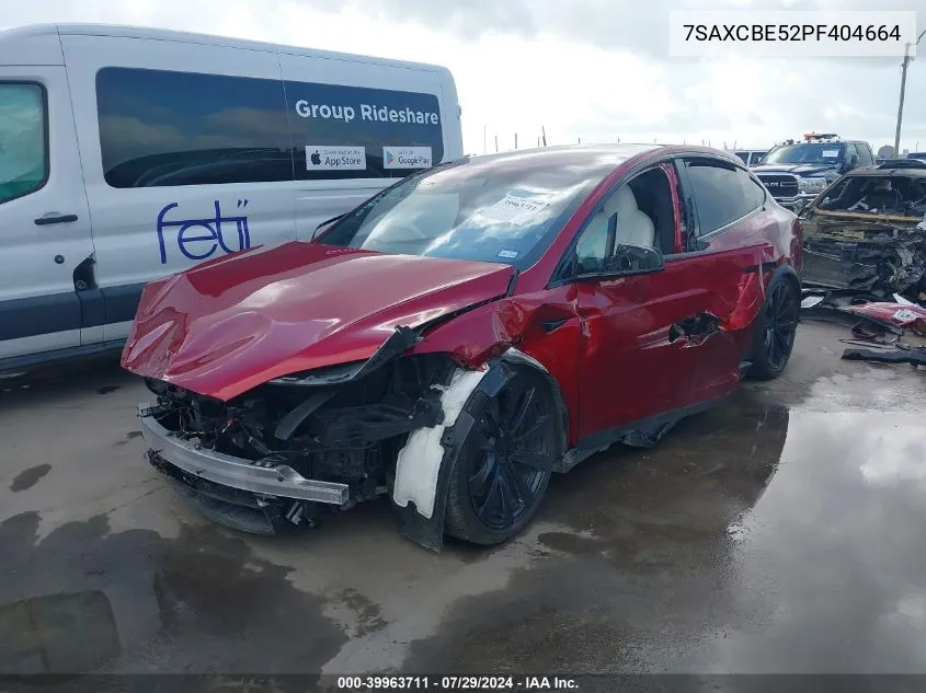 7SAXCBE52PF404664 2023 Tesla Model X