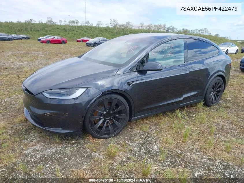 2023 Tesla Model X VIN: 7SAXCAE56PF422479 Lot: 40475198