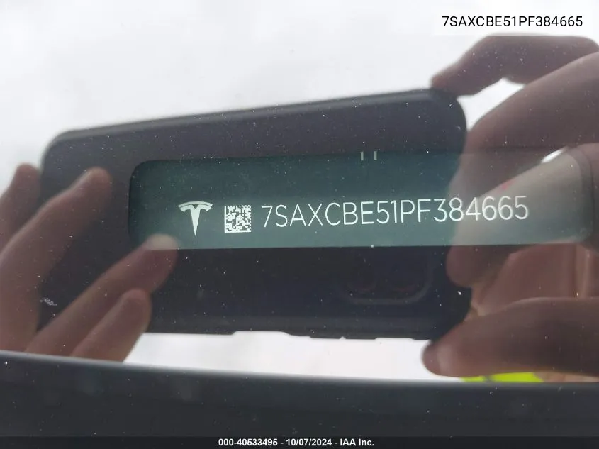 7SAXCBE51PF384665 2023 Tesla Model X