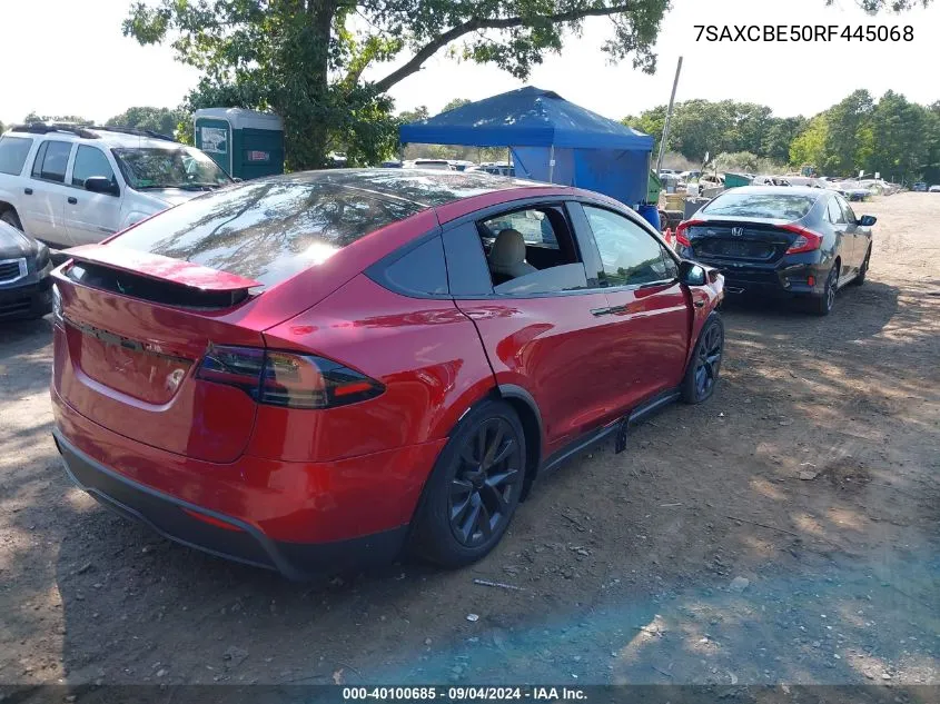 2024 Tesla Model X Long Range VIN: 7SAXCBE50RF445068 Lot: 40100685