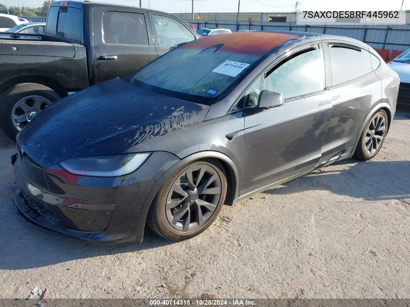 7SAXCDE58RF445962 2024 Tesla Model X Long Range