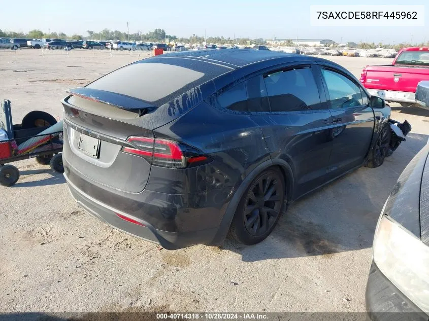 7SAXCDE58RF445962 2024 Tesla Model X Long Range